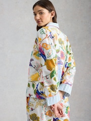 White Stuff White Nina Lightweight Pyjamas Shirt - Image 2 of 6