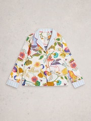 White Stuff White Nina Lightweight Pyjamas Shirt - Image 5 of 6