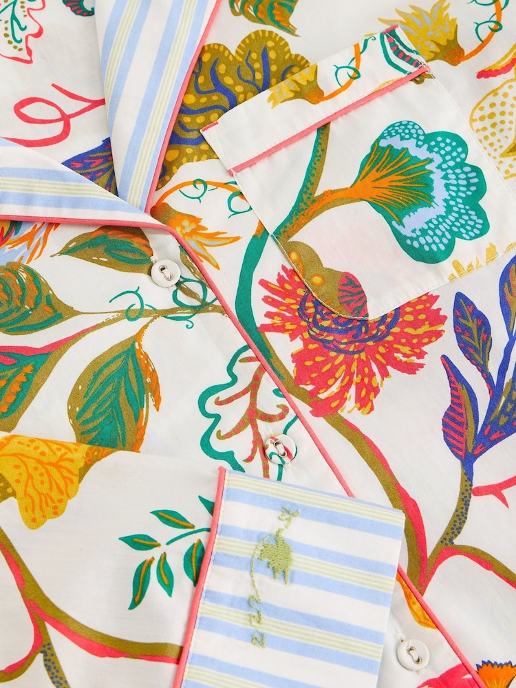 White Stuff White Nina Lightweight Pyjamas Shirt - Image 6 of 6 White Stuff White Nina Lightweight Pyjamas Shirt - Image 6 of 6