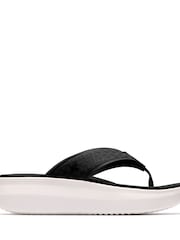 Clarks Black Solevana Post2 Sandals - Image 1 of 6