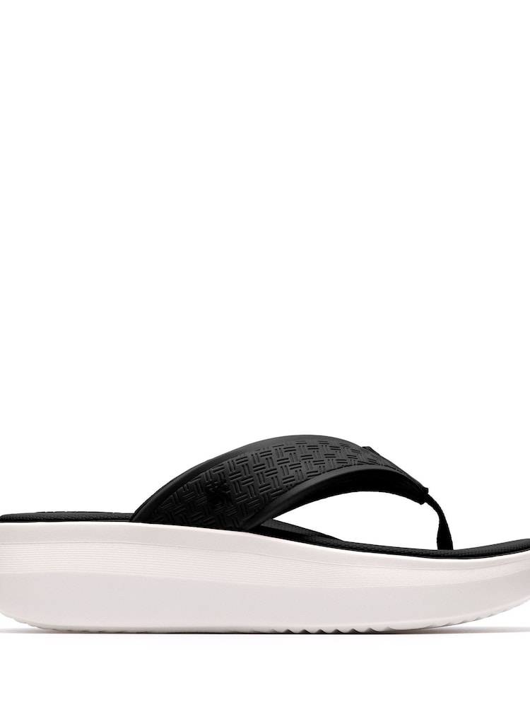 Clarks Black Solevana Post2 Sandals - Image 1 of 6