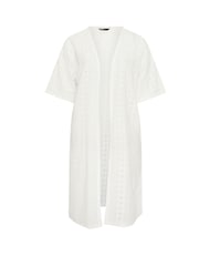 Yours Curve White Broderie Anglaise Kimono - Image 5 of 5