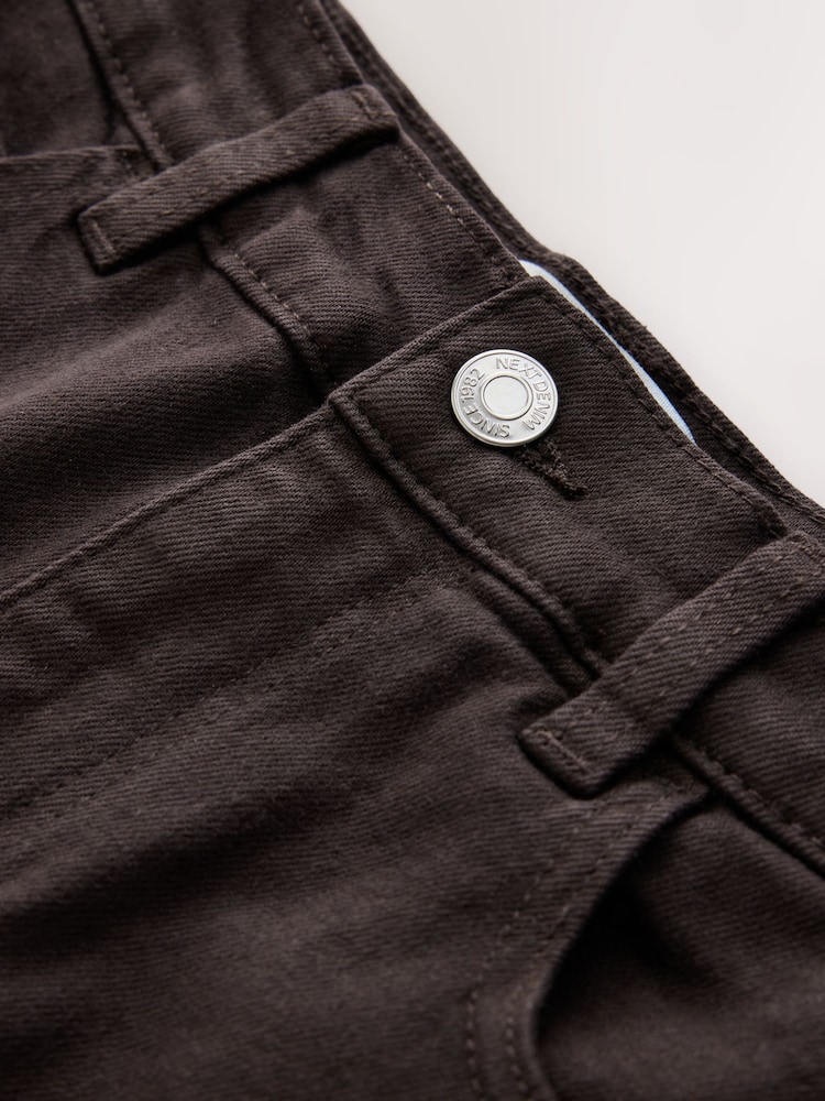 Chocolate Brown Stovepipe Straight Leg Jeans - Image 2 of 4