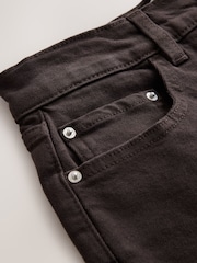Chocolate Brown Stovepipe Straight Leg Jeans - Image 3 of 4