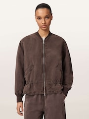 AllSaints Brown Sofi Jacket - Image 2 of 7