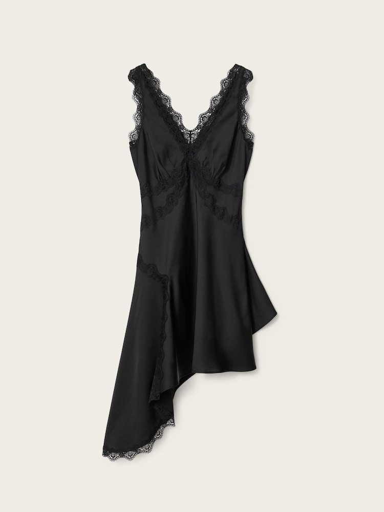 AllSaints Black Ilka Dress - Image 6 of 6