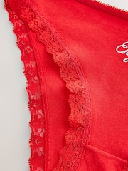 Red High Leg England Knickers - Image 7 of 7