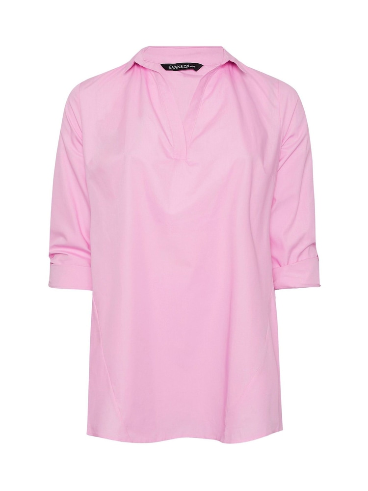 Evans Pink Overhead Shirt - Image 5 of 5 Evans Pink Overhead Shirt - Image 5 of 5