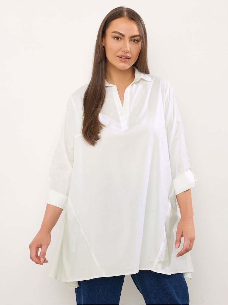 Evans White Overhead Shirt - Image 1 of 5