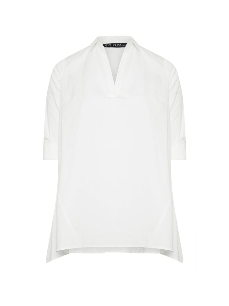 Evans White Overhead Shirt - Image 5 of 5