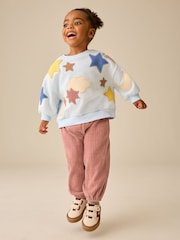 Blue Star Crew Neck Sweatshirt and Barrel Trousers Set (3mths-7yrs) - Image 2 of 4