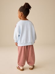Blue Star Crew Neck Sweatshirt and Barrel Trousers Set (3mths-7yrs) - Image 3 of 4