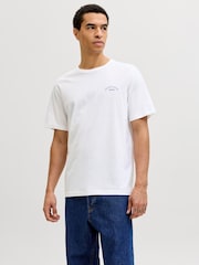JACK & JONES White Regular Fit T-Shirts 4 Pack - Image 3 of 7