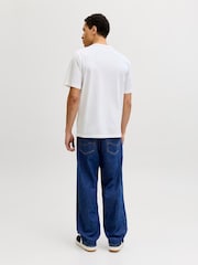 JACK & JONES White Regular Fit T-Shirts 4 Pack - Image 4 of 7