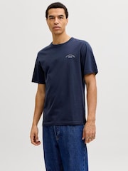 JACK & JONES White Regular Fit T-Shirts 4 Pack - Image 5 of 7