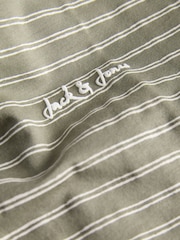 JACK & JONES Green Relaxed Fit Stripe T-Shirt - Image 4 of 4