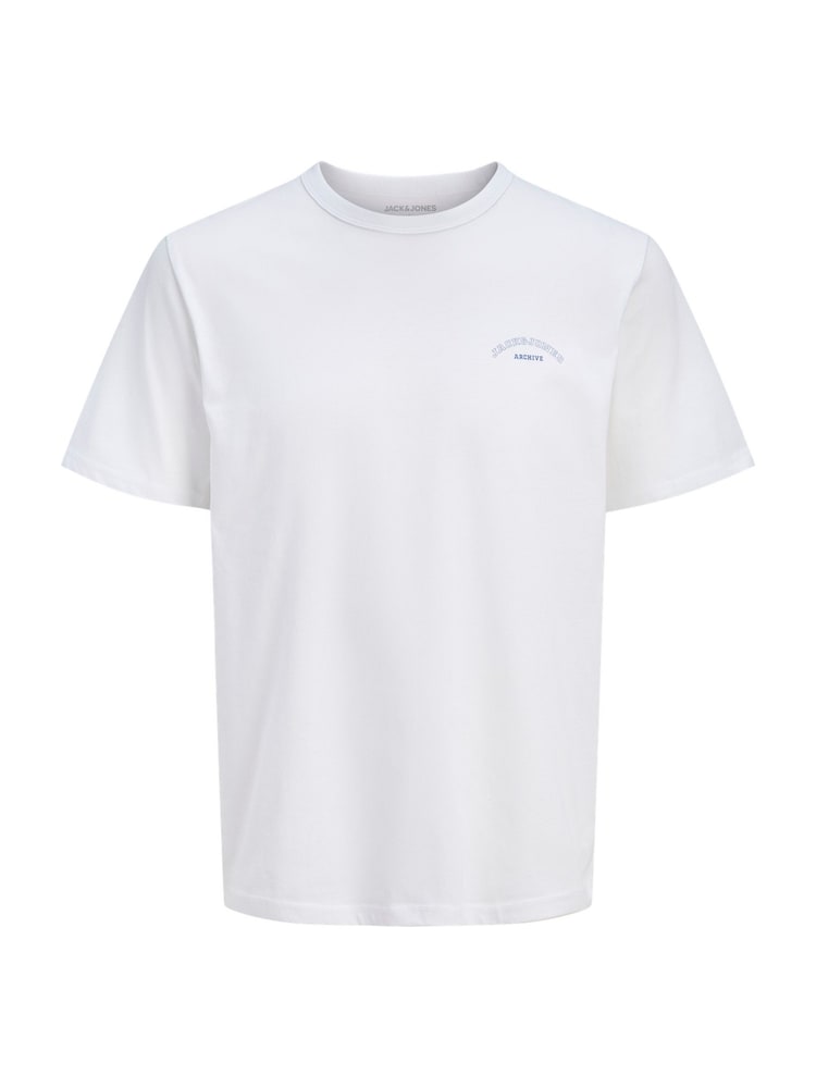 JACK & JONES White T-Shirt & Sweat Short Logo Set - Image 2 of 3