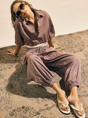 River Island Pink Pull On Balloon Trousers - Image 4 of 4