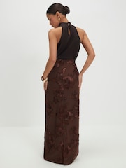 River Island Petite Cornelli Maxi Skirt - Image 3 of 4