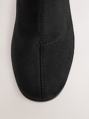 Sort - Forever Comfort® Rundtå Sok Ankelstøvler - Billede 3 af 5