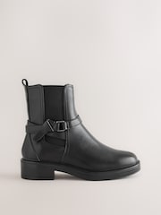 Μαύρο - Forever Comfort® Chelsea Knot Ankle Boots - Εικόνα 1 από 4