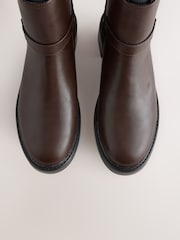 Chocolate Brown Extra Wide Fit Forever Comfort® Chelsea Knot Ankle Boots - Image 5 of 5