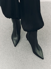 Qara - Forever Comfort® Point Ankle Boots - 4şəkildən 3 şəkil