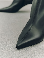 Qara - Forever Comfort® Point Ankle Boots - 4şəkildən 4 şəkil