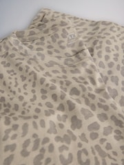 The Set 3 Pack Long Sleeve Cotton Pyjamas Animal/Taupe/Ecru - Image 9 of 9