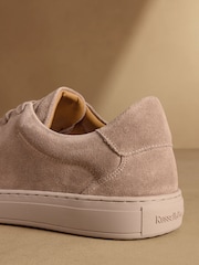 Russell & Bromley Stone Suede Redburn Classic Trainers - Image 7 of 7