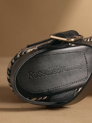 Russell & Bromley Black Satley Espadrille Heeled Sandals - Image 7 of 7