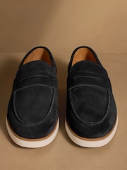Navy Suede - ស្បែកជើង​ប៊ូឡុង Russell & Bromley Benny - រូបភាព 7 នៃ 10