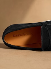 Navy Suede - ស្បែកជើង​ប៊ូឡុង Russell & Bromley Benny - រូបភាព 8 នៃ 10