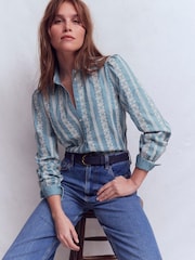Boden Blue Cara Denim Shirt - Image 1 of 6