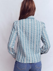 Boden Blue Cara Denim Shirt - Image 3 of 6