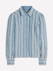 Boden Blue Cara Denim Shirt - Image 6 of 6
