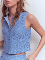 Boden Andrea Lace Shell-topp - Bilde 2 av 6