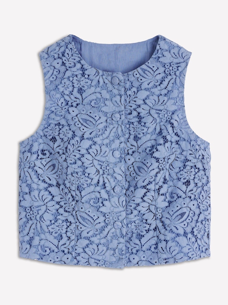 Boden Andrea Lace Shell-topp - Bilde 6 av 6