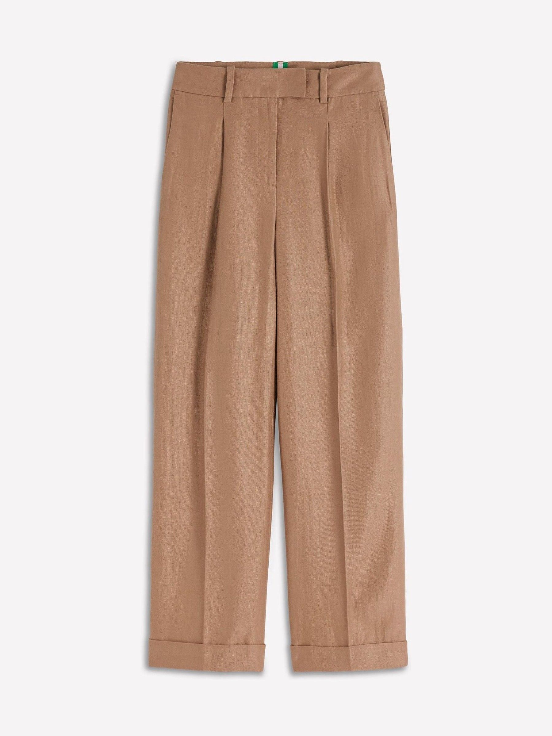 Buy Boden Brown Chiswick Turn Up Crop Trousers from Next USA