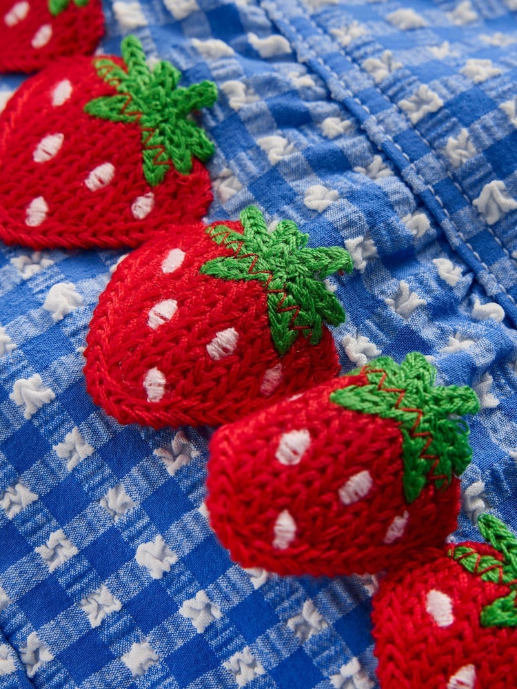 Boden Blue Flutter Trim Swimsuit - Image 3 of 3