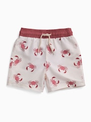 KIDLY by MORI Cream Board Swim Shorts - Image 4 of 6