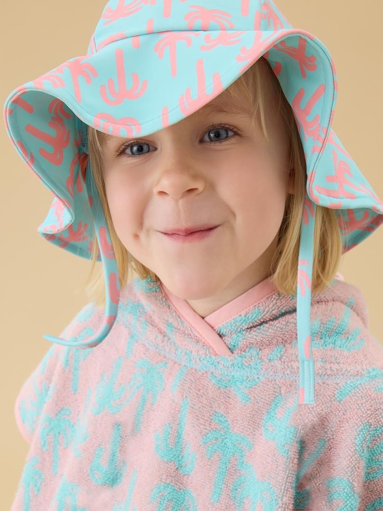 KIDLY by MORI Blue Floppy Sunsafe Swim Hat - Image 2 of 5