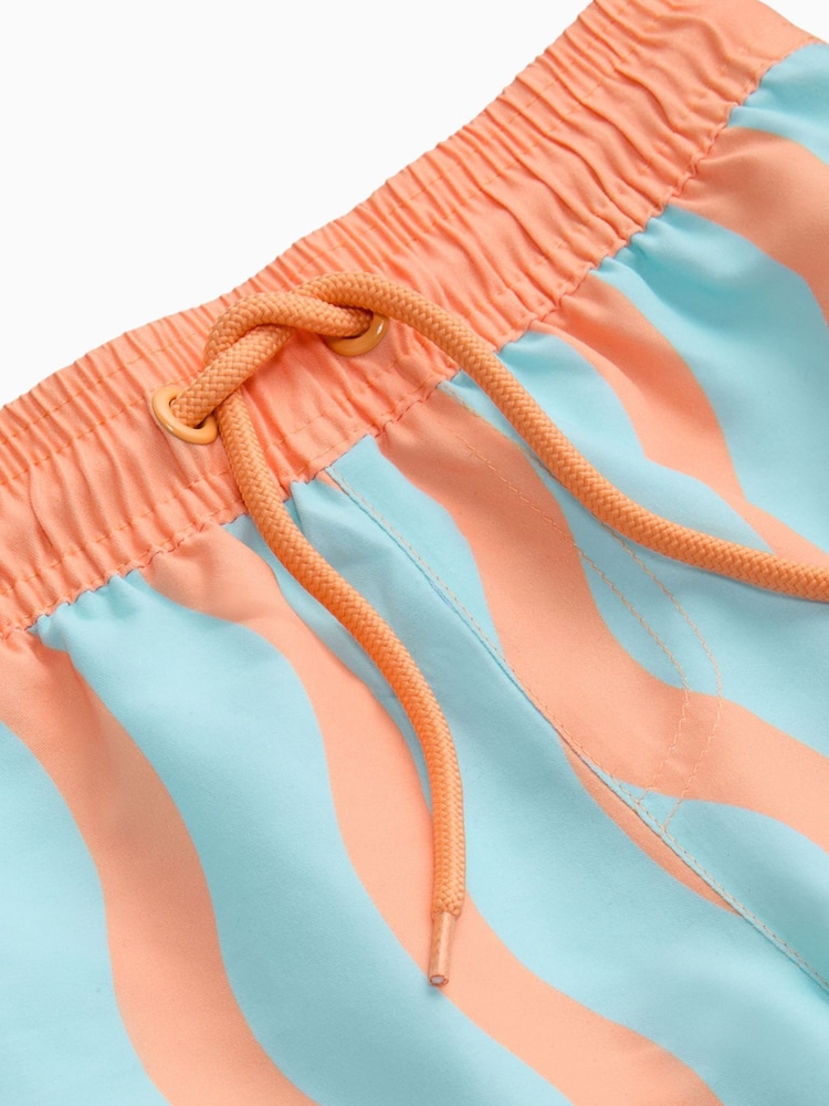 KIDLY by MORI Turquiose Orange Board Sunsafe Suit - Image 6 of 6