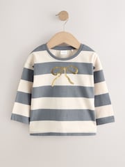 Stripe/Ballet - អាវយឺតដៃវែង 4 កញ្ចប់ (3mths-7ឆ្នាំ) - រូបភាព 2 នៃ 8