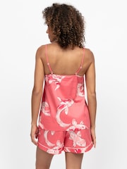 Cyberjammies Pink Koi Fish Print Cami And Shorts Set - Image 3 of 4