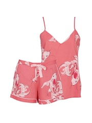 Cyberjammies Pink Koi Fish Print Cami And Shorts Set - Image 4 of 4