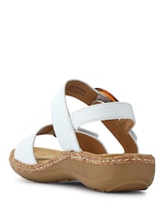Pavers White Wide Fit Touch-Fasten Sandals - Image 3 of 5