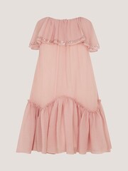 Monsoon Pale Pink Elena Sequin Swing Party Dress - Image 4 of 5