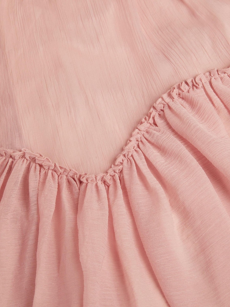 Monsoon Pale Pink Elena Sequin Swing Party Dress - Image 5 of 5 Monsoon Pale Pink Elena Sequin Swing Party Dress - Image 5 of 5