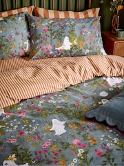 Furn Multi Bootanical Forest Reversible Duvet Cover and Pillowcase Set - Image 3 of 4